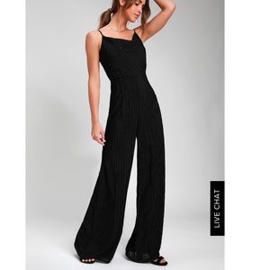 Lulus Black Wide Leg Jumpsuit